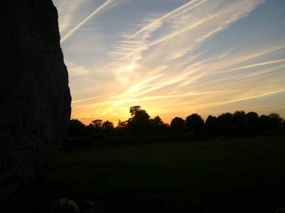 Avebury sunset
